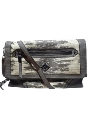 Simply Vera Vera Wang Snake Skin Convertible Shoulder Crossbody Foldover Clutch